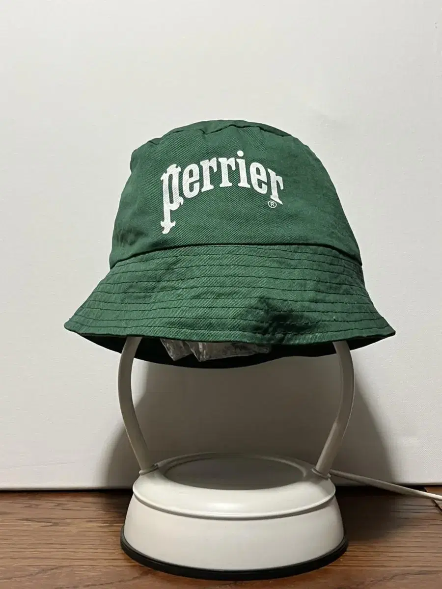 올드스쿨) 페리에 Perrier 초록 버킷햇 테니스 모자